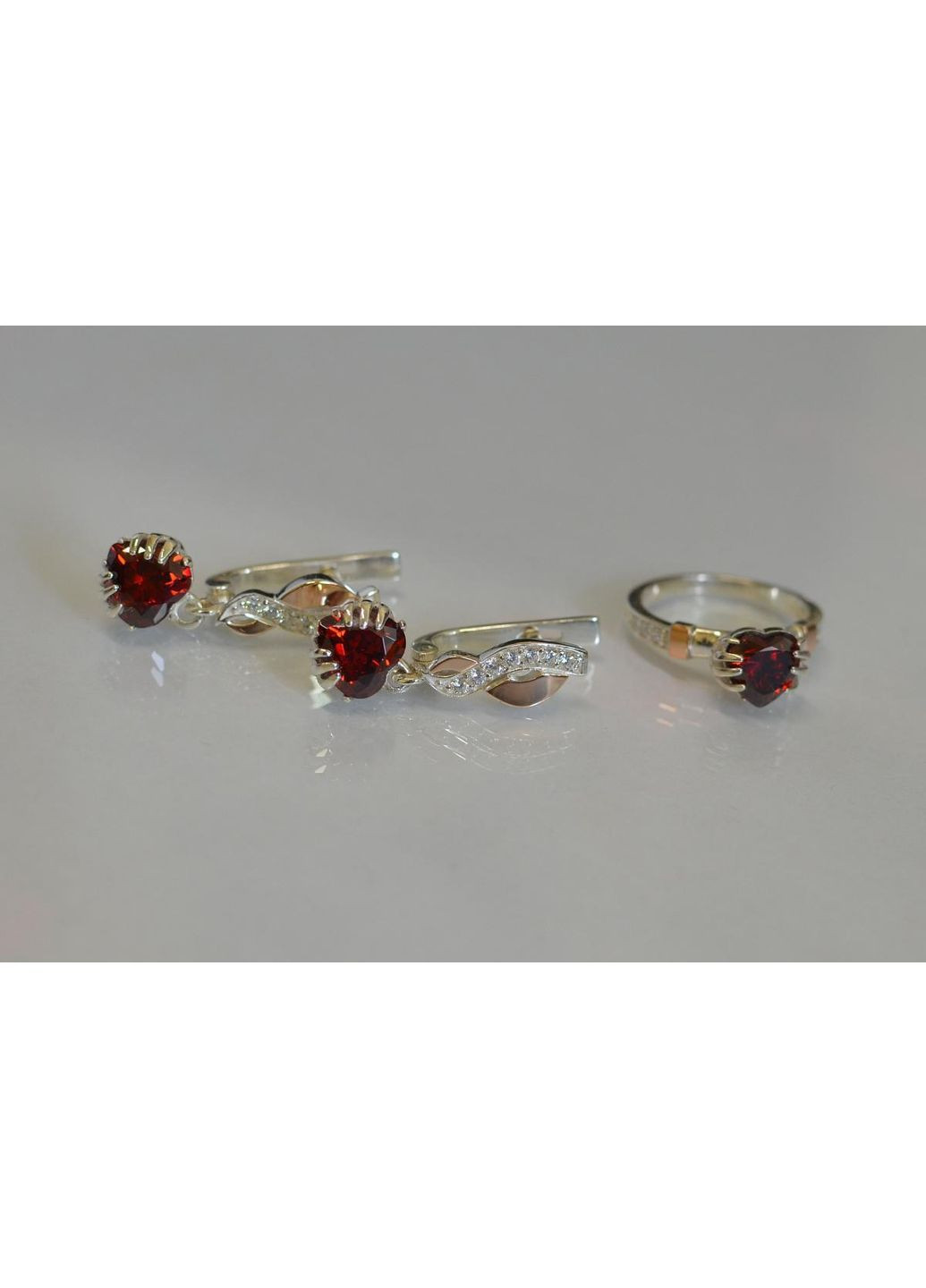 Набор серебряный сердце в руках Silver Style (367268355)