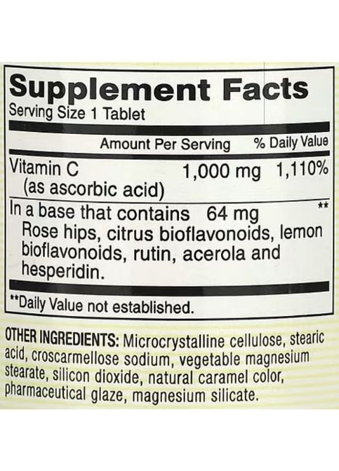 Vitamin C With Rose Hips And Bioflavonoids 1000 mg 90 Tabs Mason Natural (288050814)