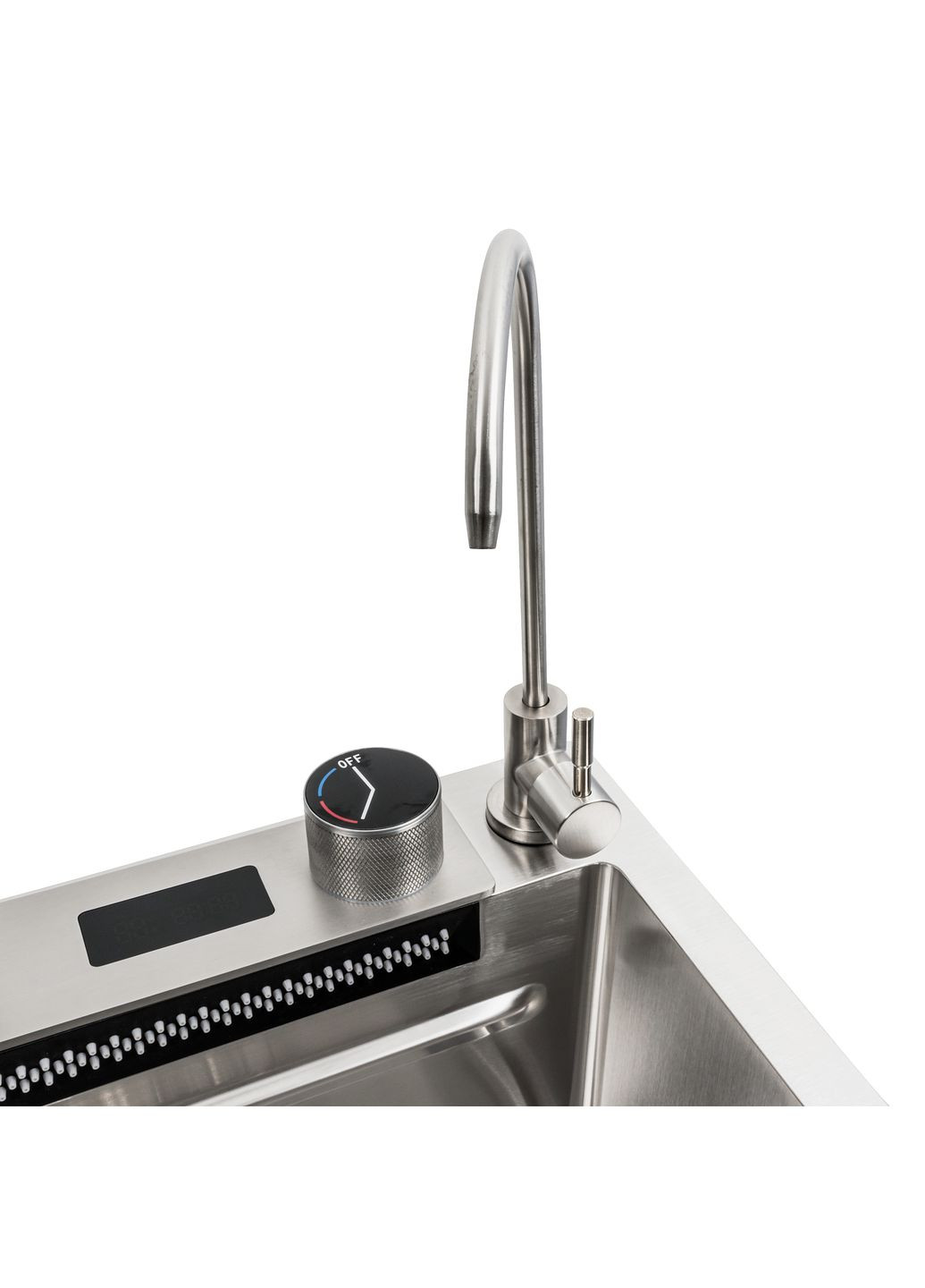 Кухонная мойка 75*45G сатин Handmade "Водопад" Platinum (295376453)