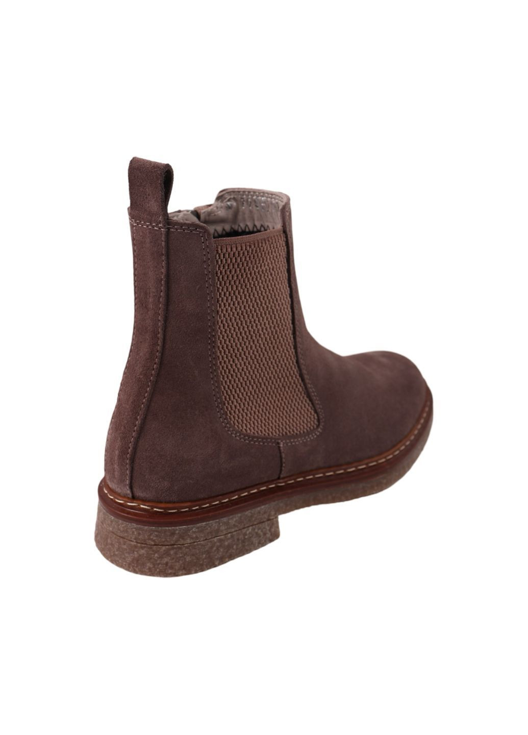 ботинки женские estomod капучино натуральная замша EuroModa