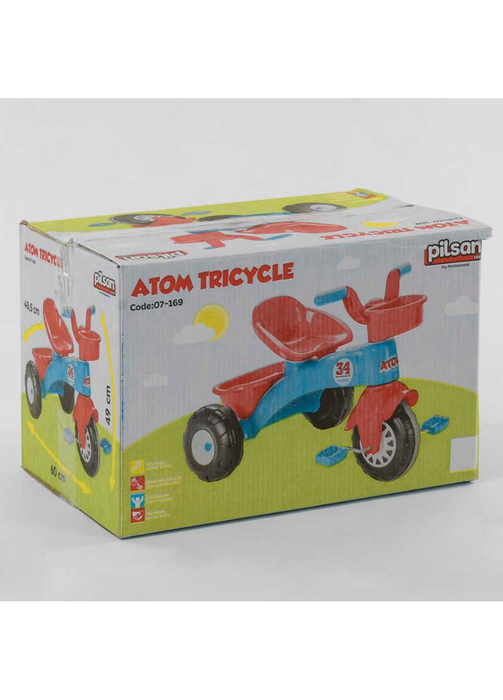Триколісний велосипед 07-169 Pilsan (332054779)