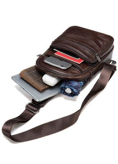 Сумка чоловіча через плече шкіряна через плече 14986 Vintage (302007937)