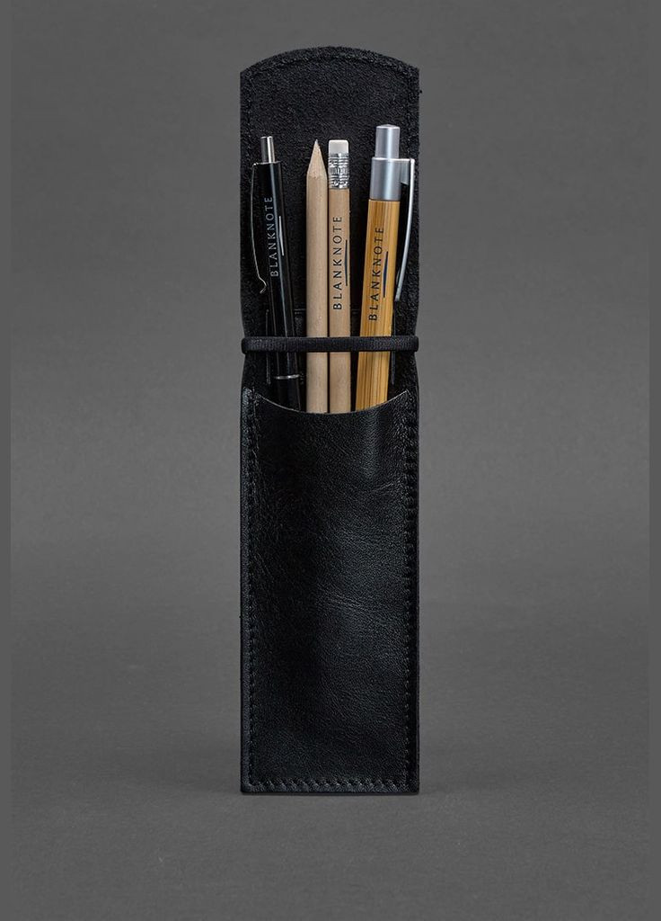 Кожаный чехол для ручек 1.0 черный (A-026082) BlankNote (341534894)