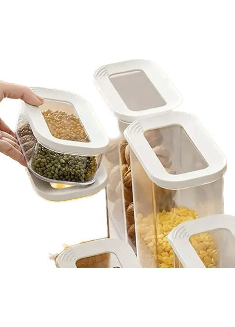 Ємність для зберігання сипких продуктів прозора пластикова 425 мл No Brand (315632965)