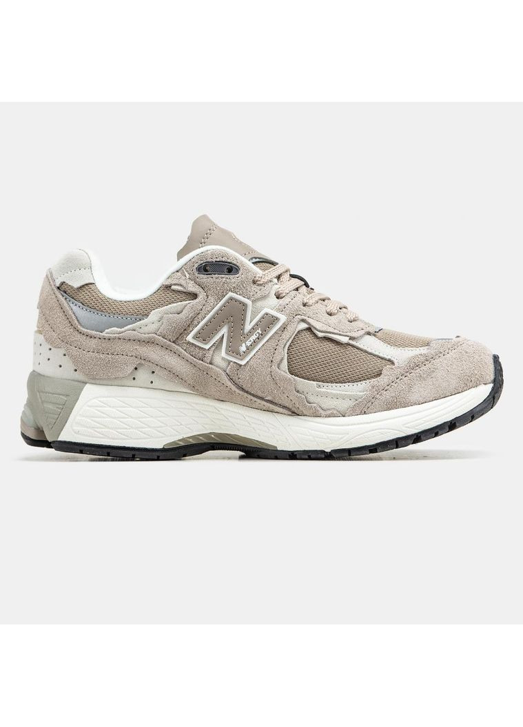 КРОССОВКИ ЖЕНСКИЕ NEW BALANCE 2002R BIEGE НЬЮ БЕЛАНС 2002R No Brand бежевые демисезоны (369389746)