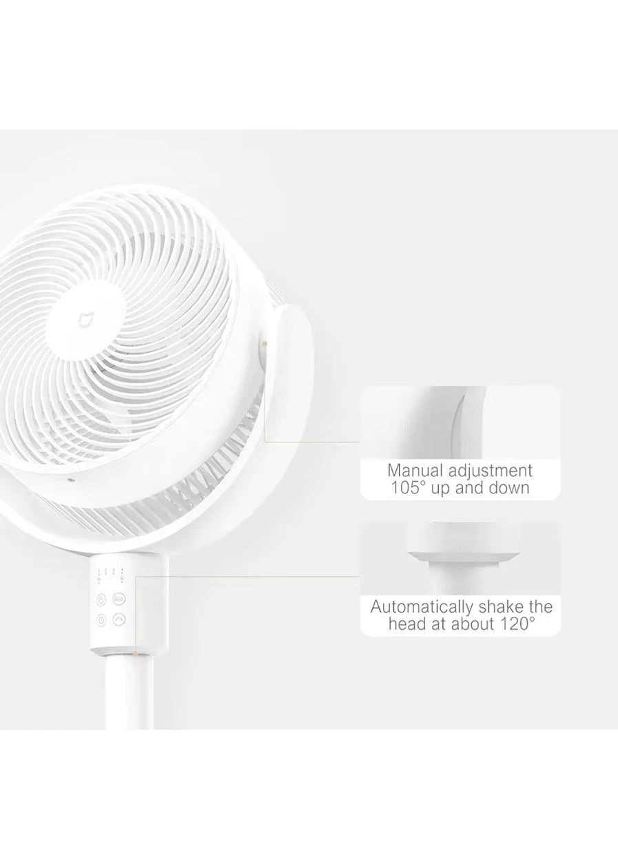 Вентилятор Xiaomi 18W Circulation Fan + (переходник на EU розетку) MiJia (388141672)