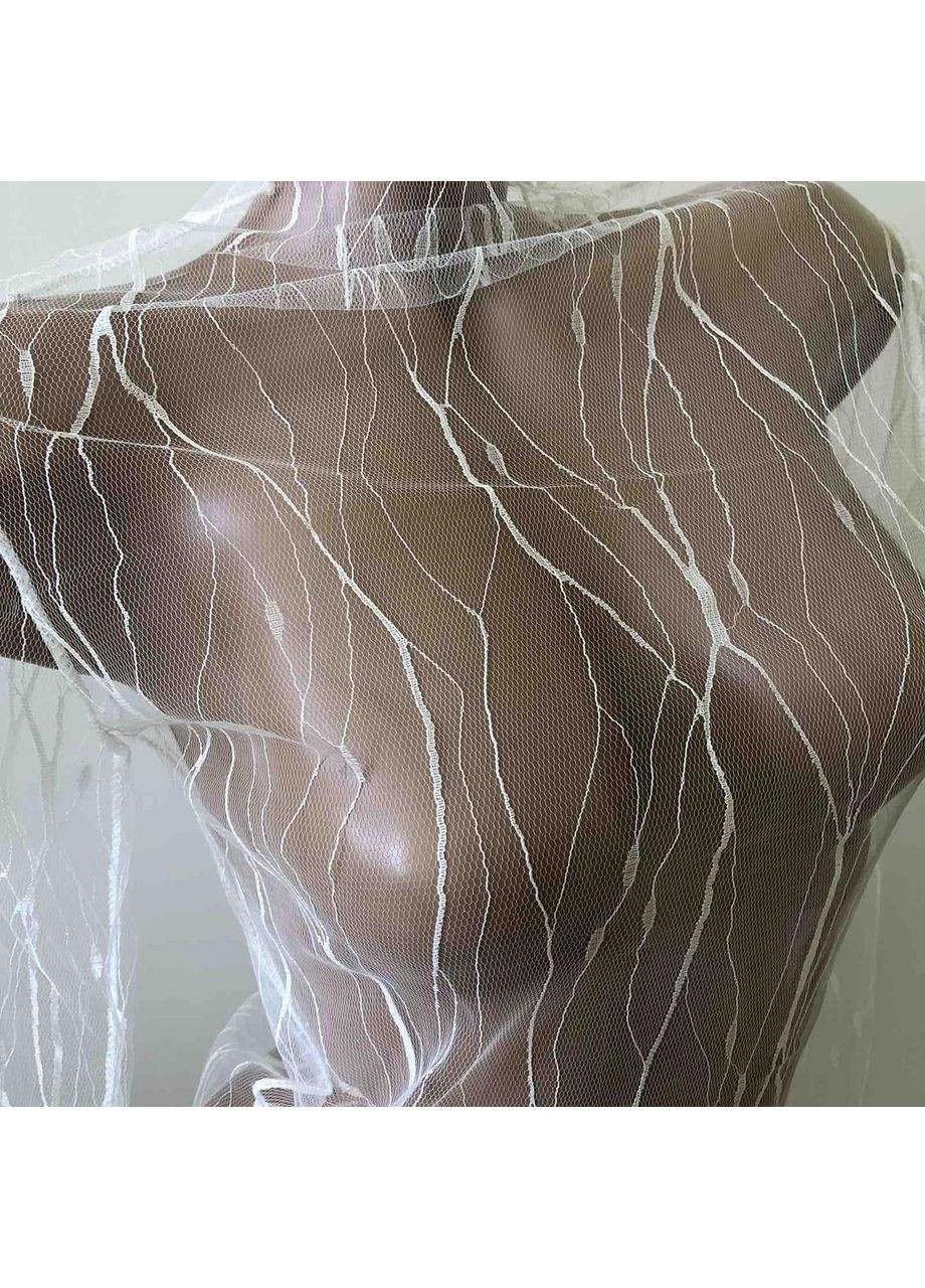 Белая прозрачная кофточка паутинка гольф кофточка сетка водолазка блузка (арт.10050) No Brand