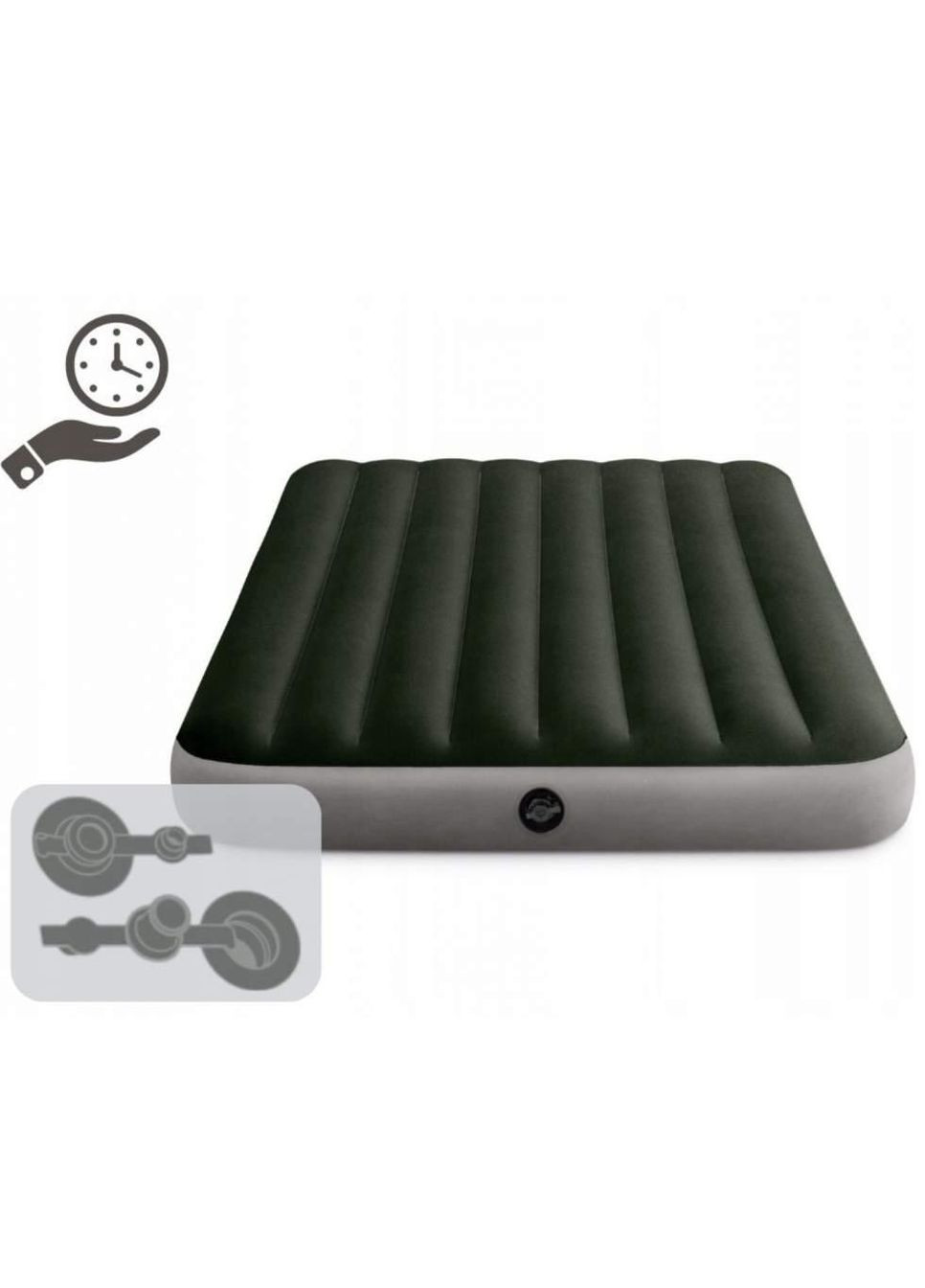 Надувний матрац 191 x 137 x 25 см 64108 PRESTIGE DOWNY Intex (346490512)