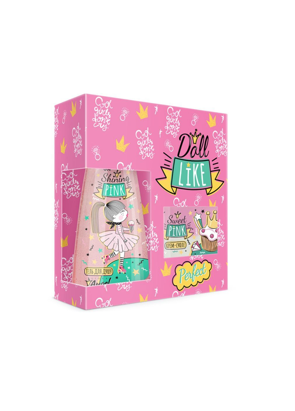 Набор космических. дит. Doll-Like (гель д/душа+крем-суфле д/тела) Liora (363819974)