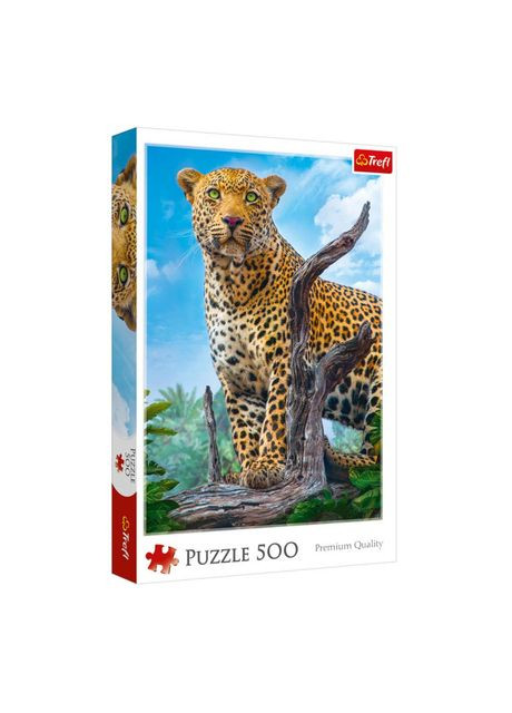 Пазли Дикий леопард 500 шт (37332) Trefl (367058397)