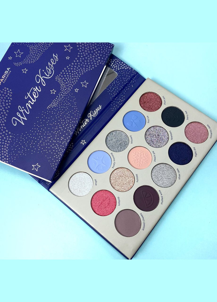 Палетка тіней Winter Kisses Ice Love, 15 кольорів PARISA (302489987)