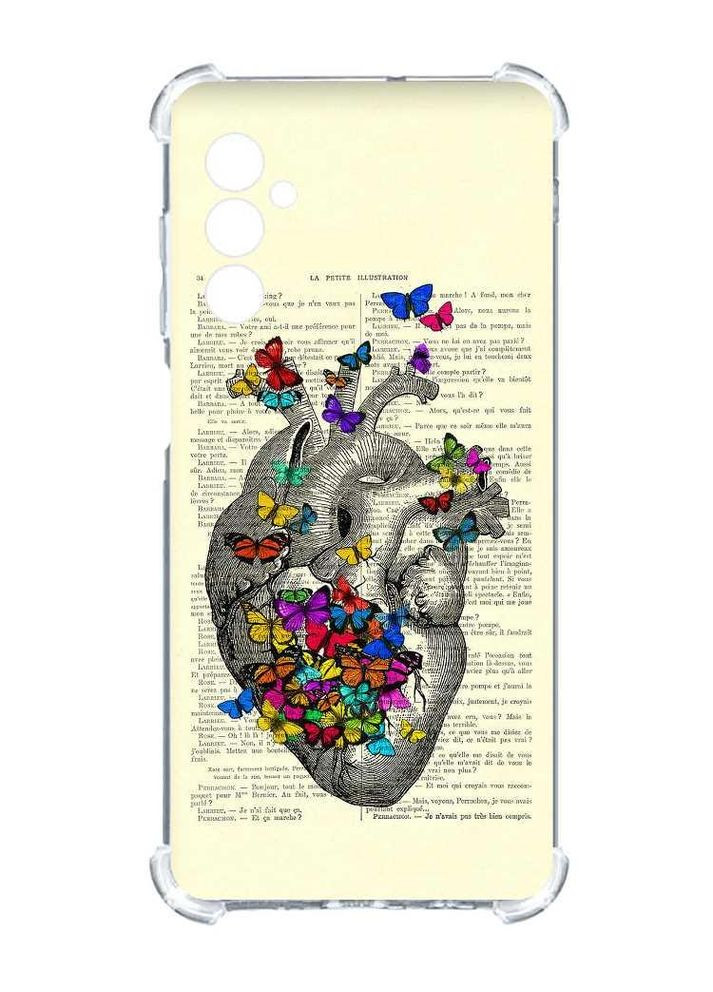 Чохол з потовщеними кутами на Samsung Galaxy A15 (A155):: Серце. Анатомія (принт 300) Creative (355391318)