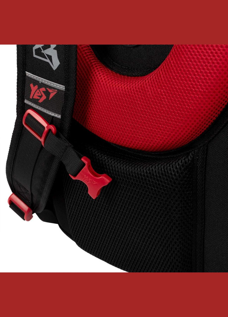 Рюкзак школьный полукаркасный S91 Ninja, два отделения, фронтальный карман, боковые карманы размер 38*29*13см Yes (293510891)