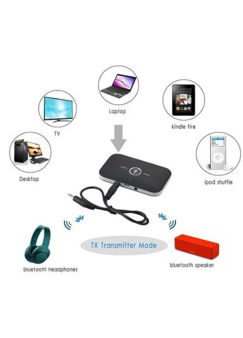 2 в 1 Bluetooth, AUX ПЕРЕДАВАЧ ПРИЙМАЧ, адаптер, блютуз навушники Vaorlo (384693029)
