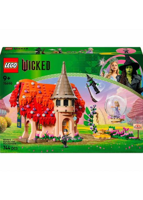 Конструктор Wicked Подорож Ґлінди та Ельфаби в Манчкінленд (75690) Lego (369941032)
