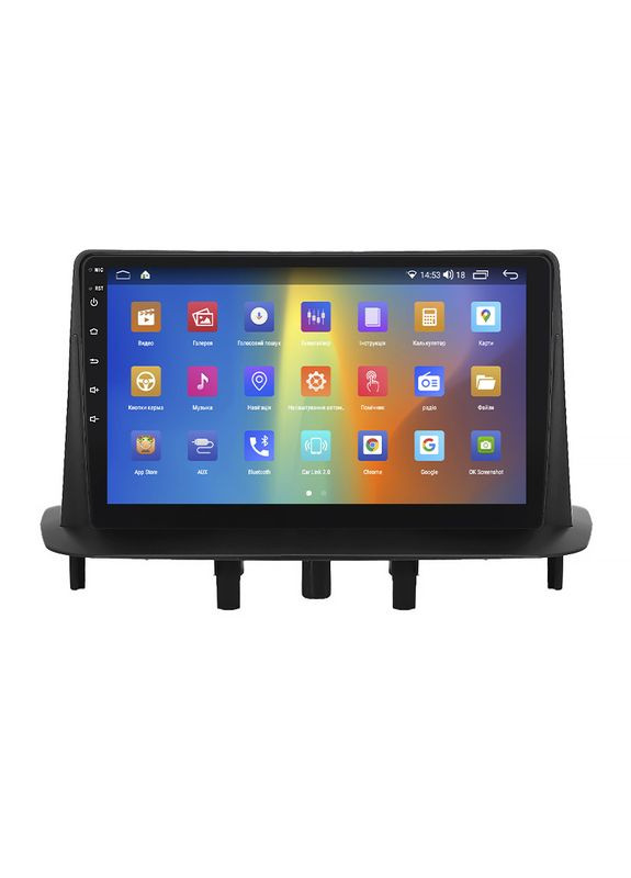 Штатная магнитола 9" для Renault Fluence I 2009-2013 4/64Gb CarPlay 4G Wi-Fi GPS Prime Рено 6шт Lesko (336203555)