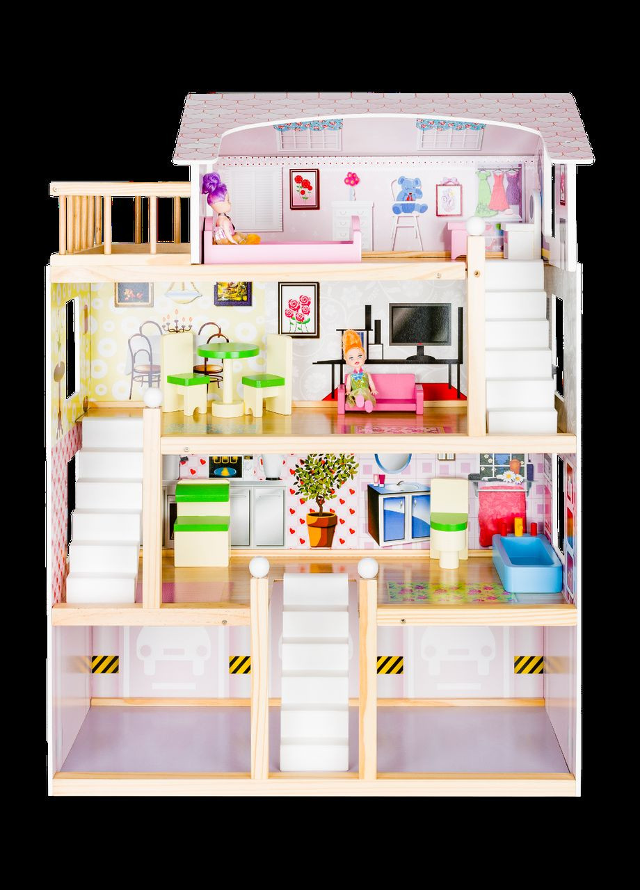 Ляльковий будиночок дерев'яний Villa Mia 43947 Totti (303138652)