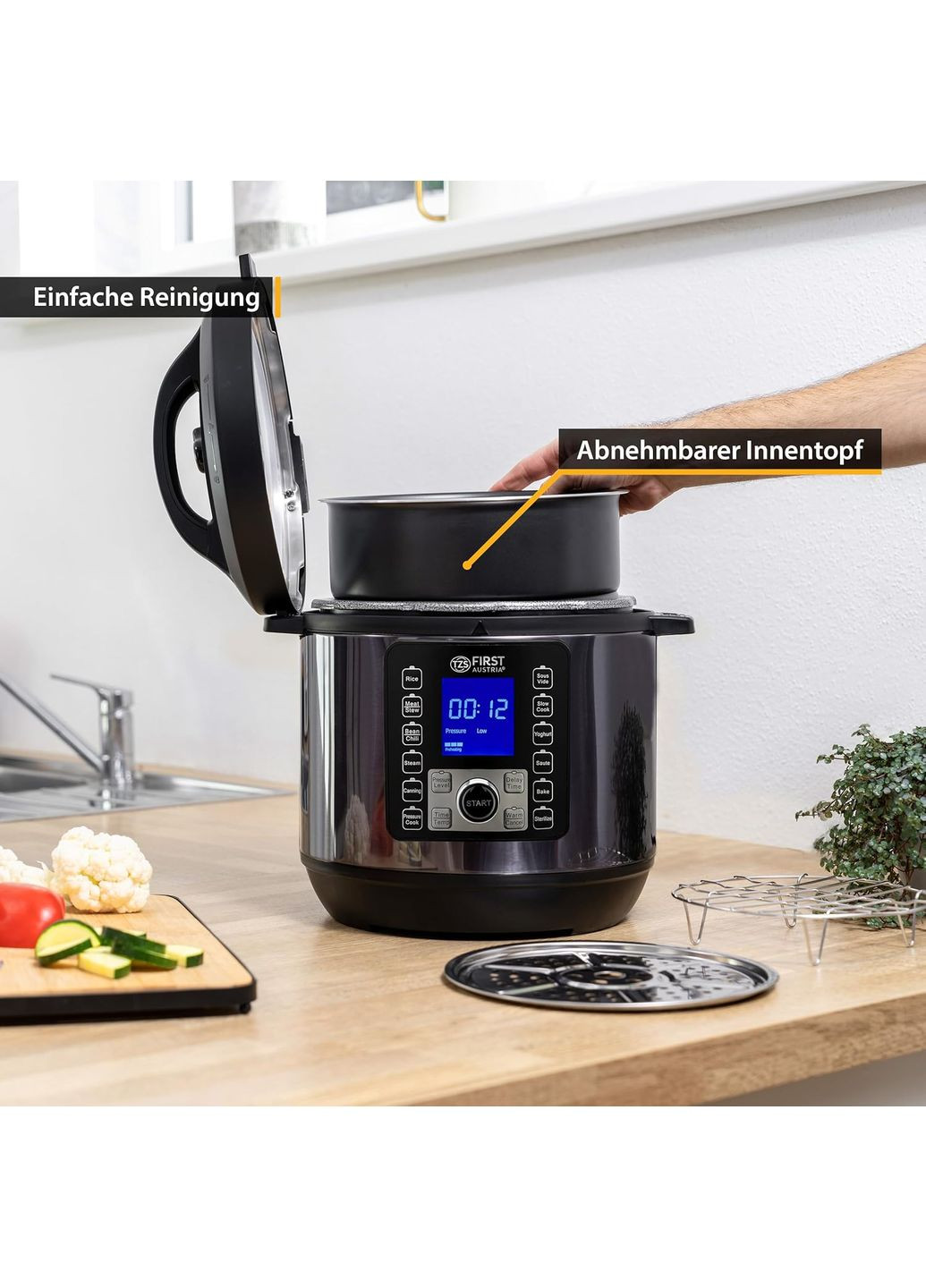 Мультиварка-скороварка Austria FA-5130-2-GR First (361852147)