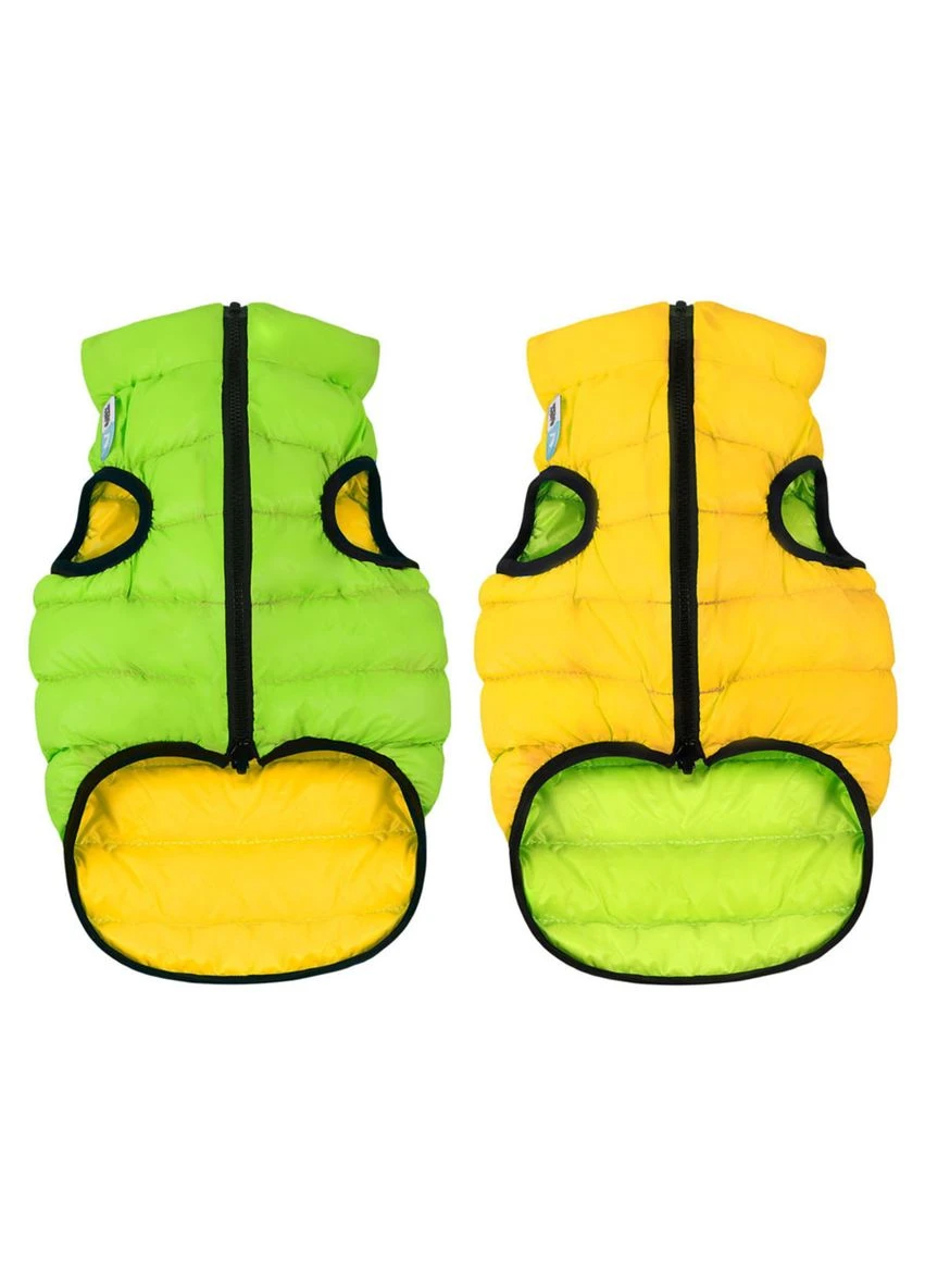 Куртка для собак Двусторонняя Салатово-желтая Airy Vest (386825285)