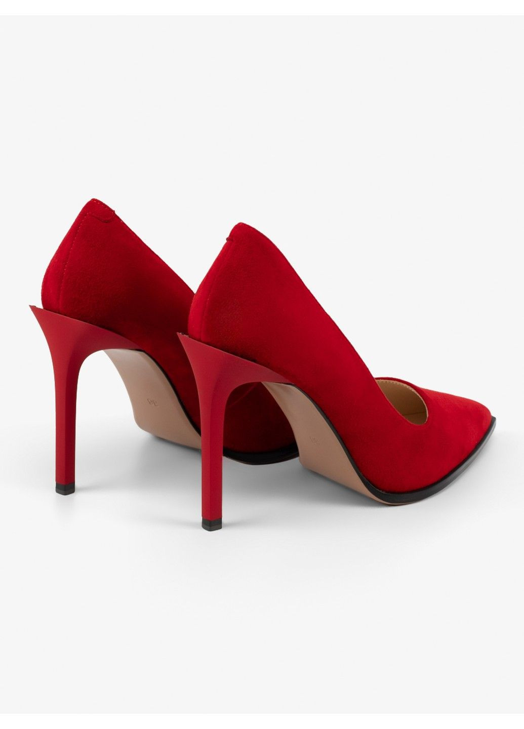 Buts Жіночі туфлі на підборах 1100631 червоний з натуральна замша, — демісезон (301407768)