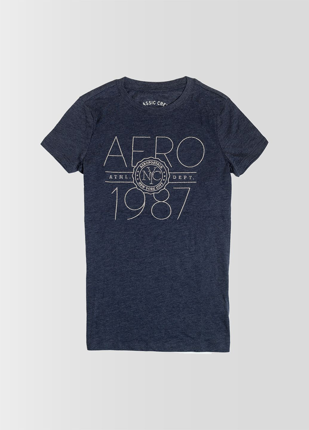 Темно-синяя летняя футболка Aeropostale