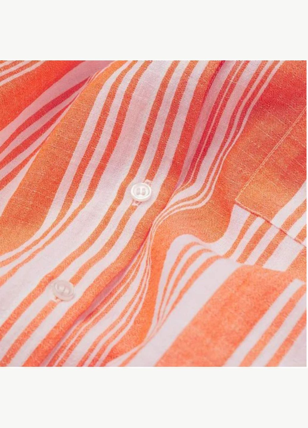 Помаранчева сукня сорочка H&M в смужку