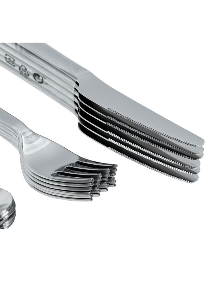 Набір столових приборів 24 шт., нержавіюча сталь IKEA (322997646)