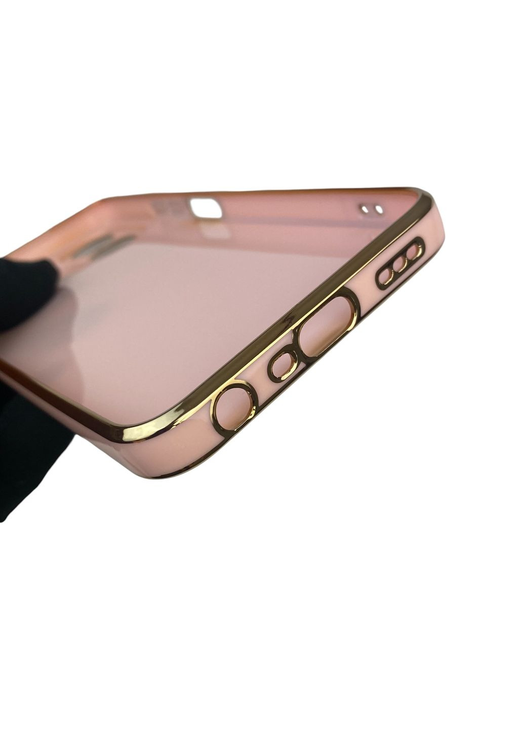 Чехол для A18 4G CPH2591 с кольцом-подставкой с золотой окантовкой на оппо а18 пудровый gs1 Oppo (366235268)