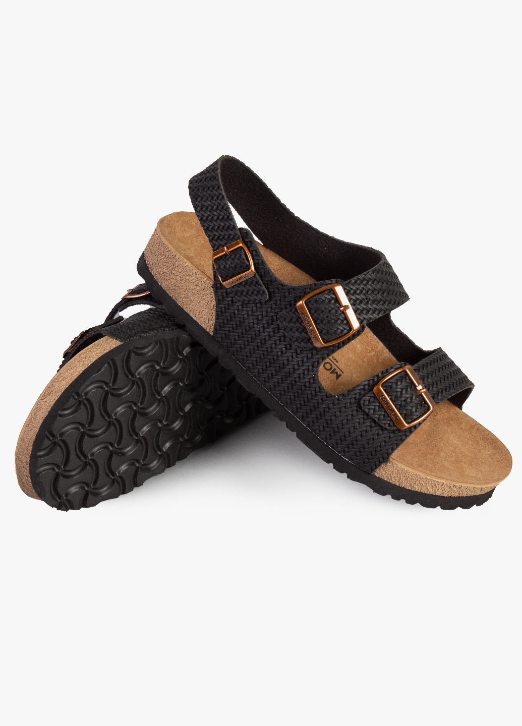 Повседневные сандалии женские бренда 8301754_(1) Grunwald на кнопках