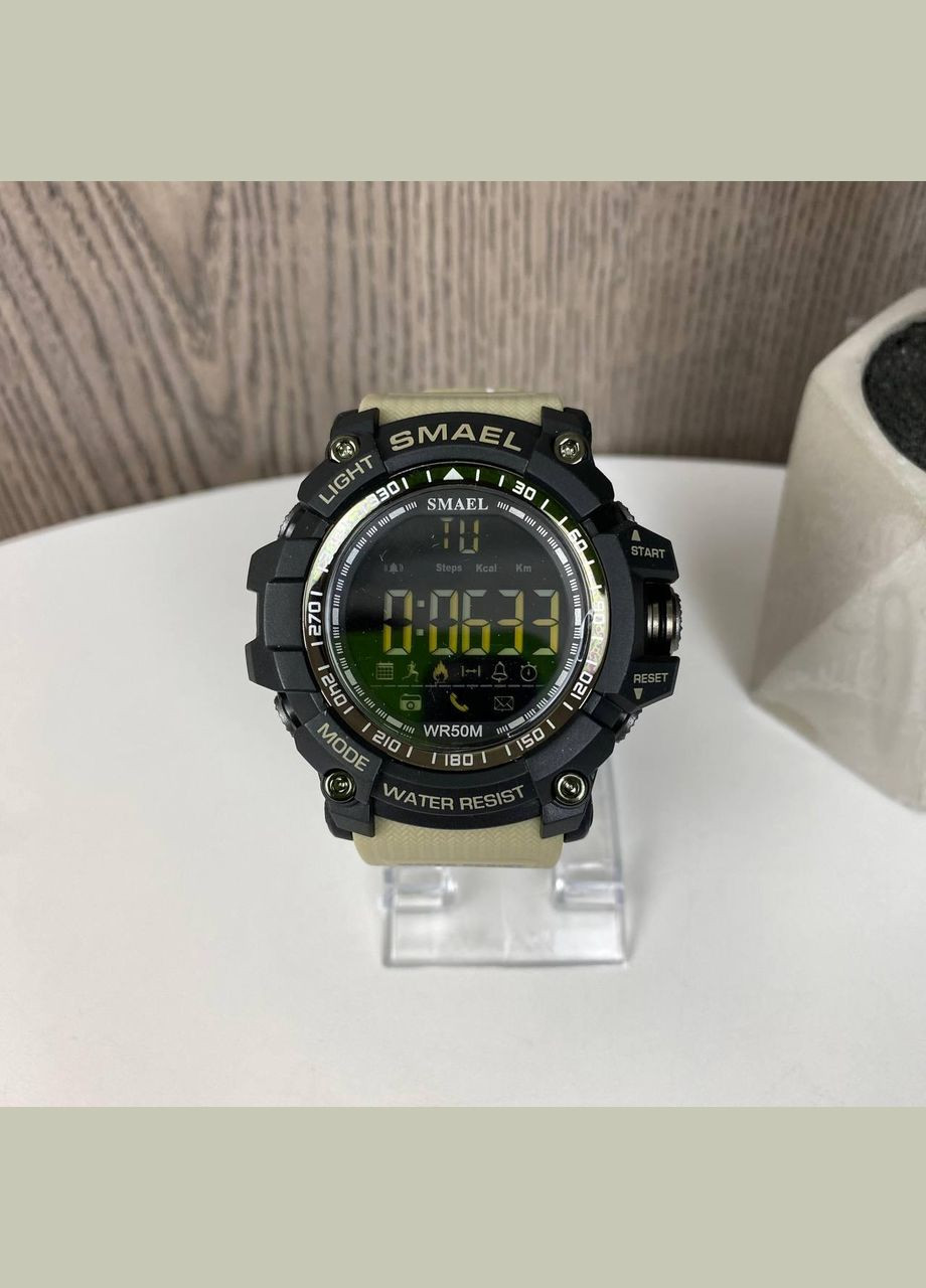 Чоловічий спортивний смарт-годинник 1617 smart watch, наручний спортивний годинник водонепроникний Smael (334729493)