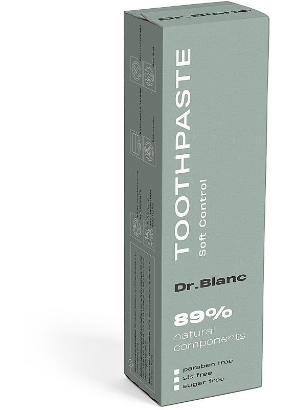 Зубна паста заспокійлива "Soft Control" Toothpaste Green 60ml (2-945864) Dr.Blanc (369791487)