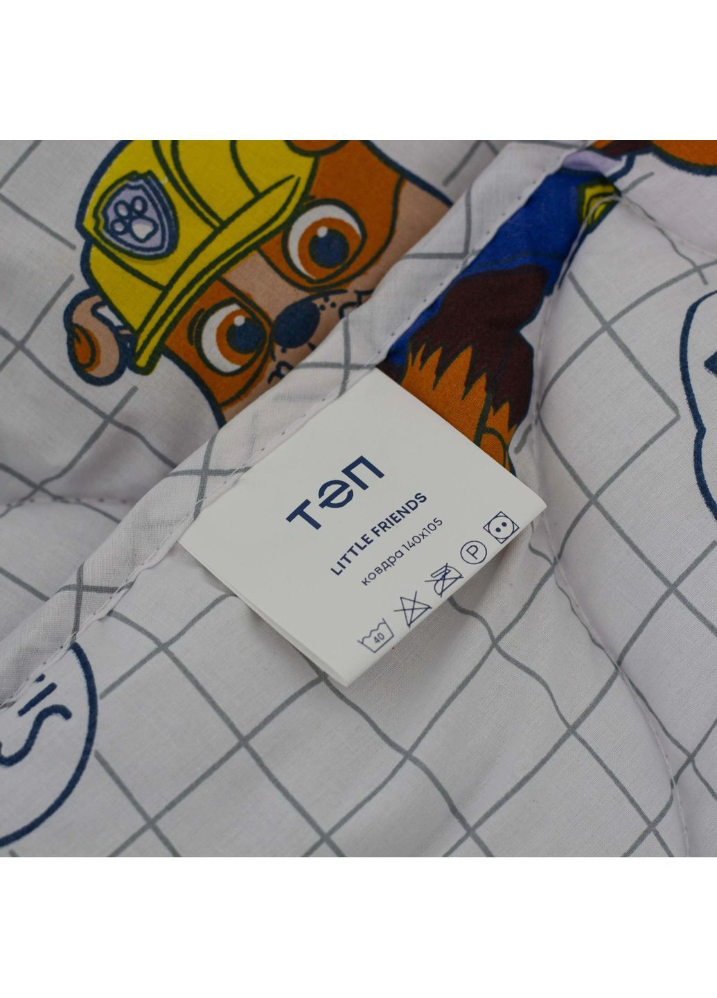 Дитяча ковдра 105*140 см, 250 гр/м2 гіпоалергенна LITTLE FRIENDS Lucky Dogs FR Біла (29860105140) ТЕП (368157364)