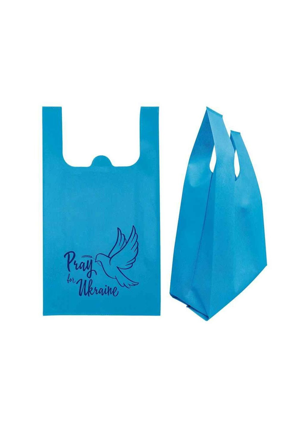 Эко сумка-майка спанбонд с печатью Голубь без замка 300-540-130 EcoBag (362711731)