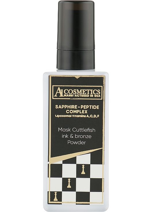 Маска с чернилами каракатицы и бронзовой пудрой Mask Cuttlefish Ink & Bronze Powder 125ml (1016891-25340) PHarmika (368745076)