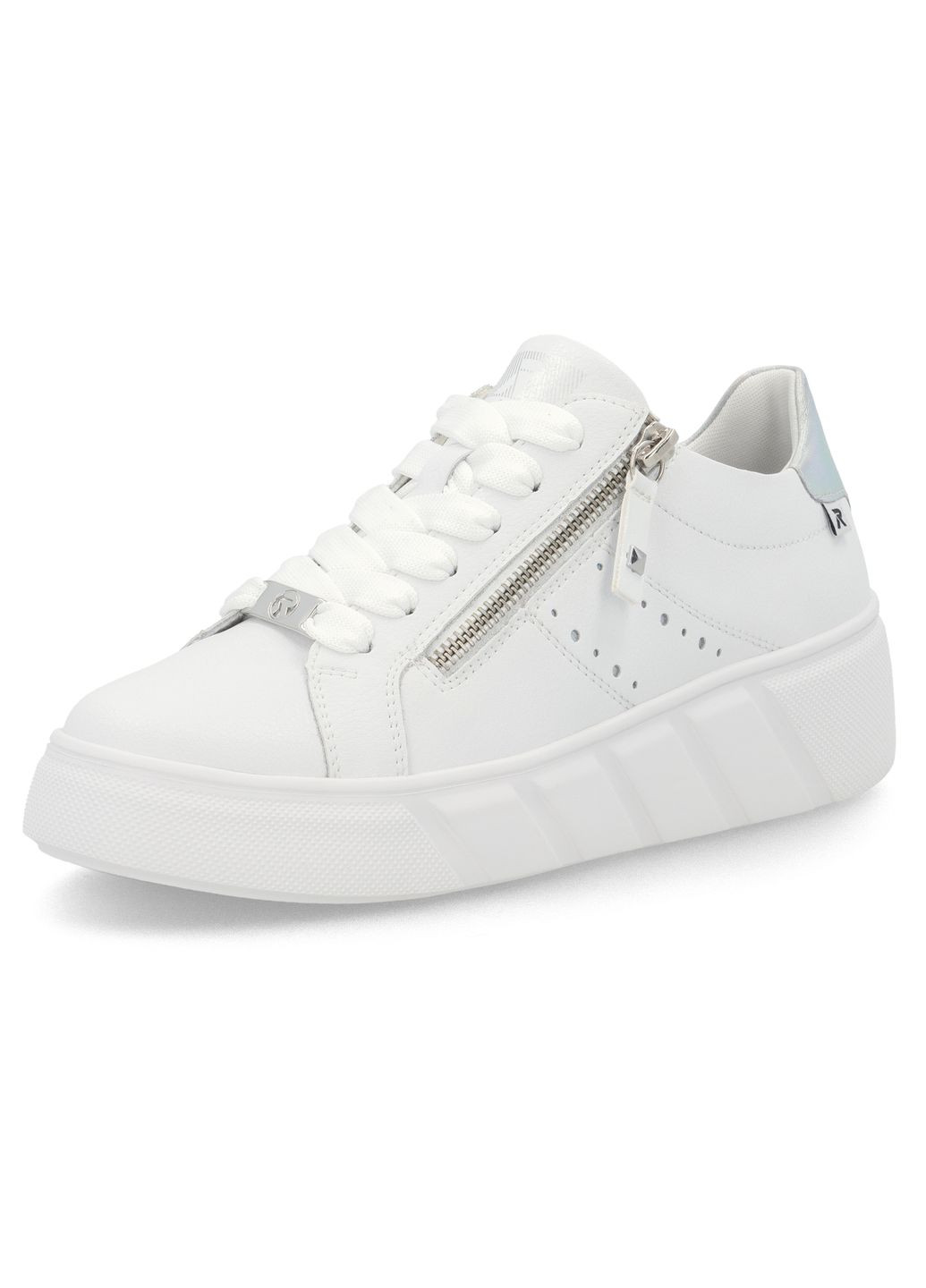 Белые демисезонные кеди Rieker