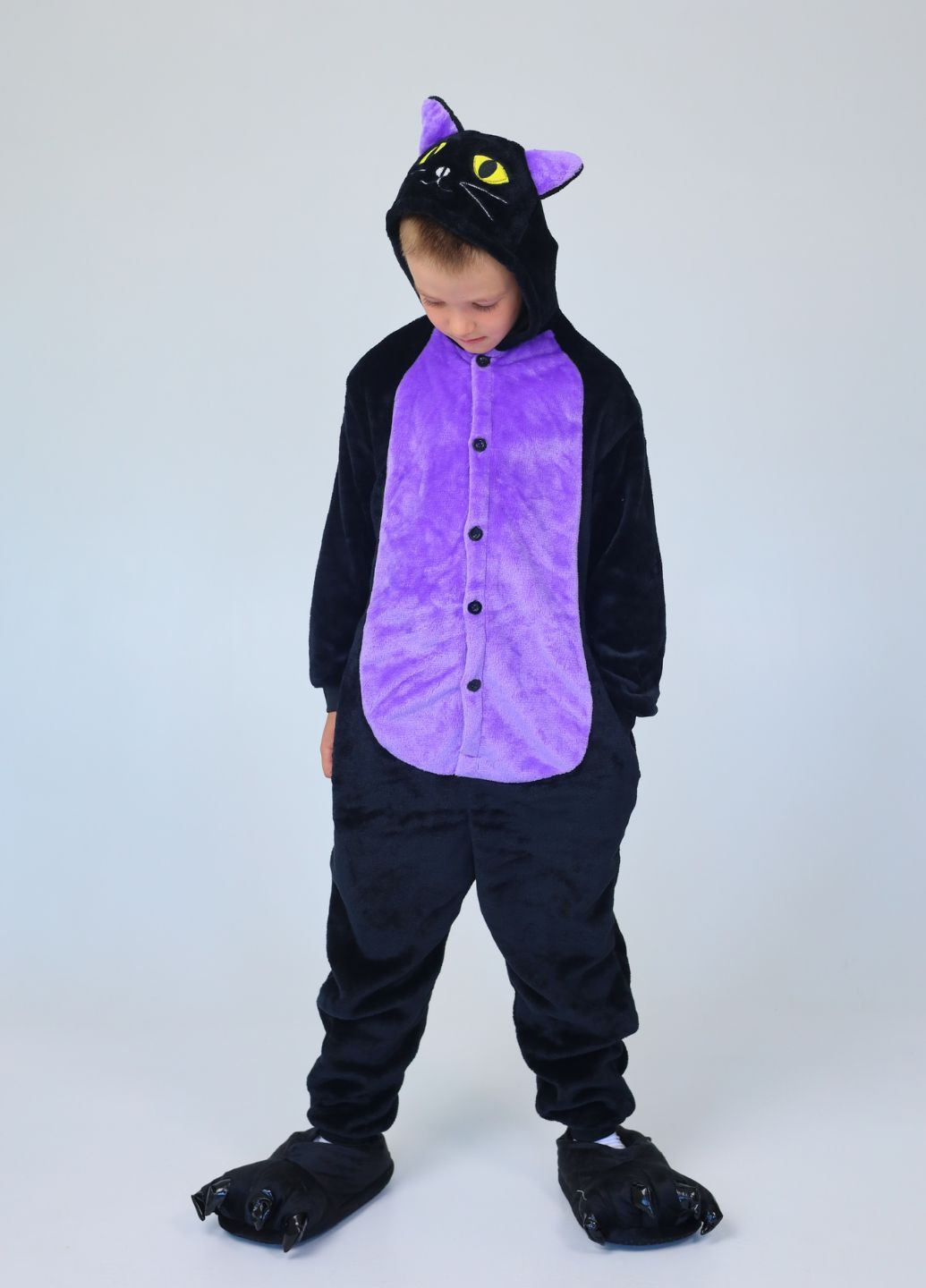 Кігурумі кіт Спукі на ґудзиках з вушками та хвостиком для хлопчиків My Kigu (366196352)