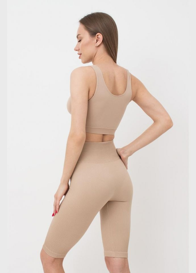 Шорти - велосипедки жіночі безшовні спортивні в рубчик Giulia TRACKS RIB (316683745)