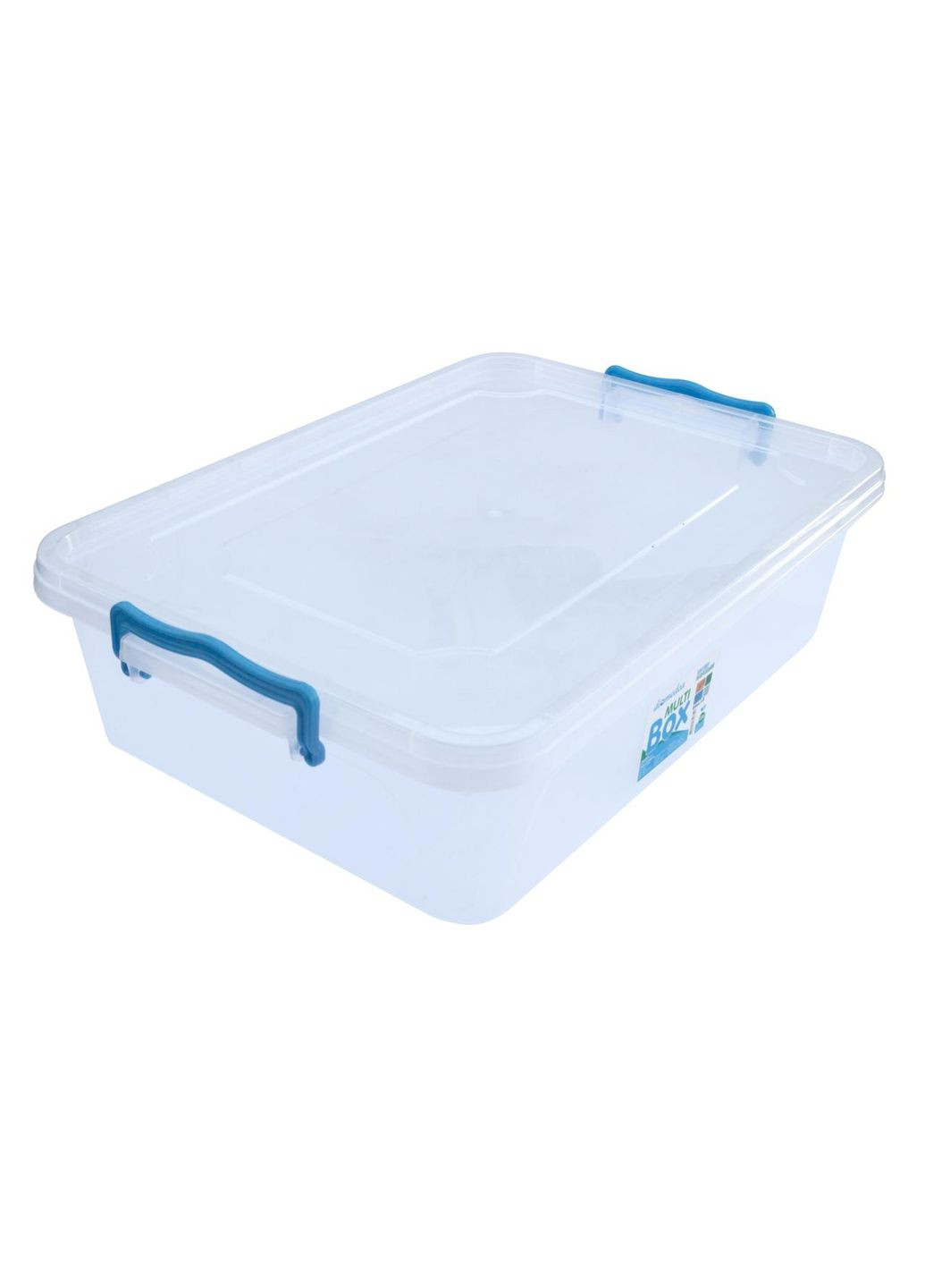 Пластиковий харчовий контейнер із засувками 13 літрів плоский А-36 (Diomedea) 48*32*12 см (для аркушів А4) Альбатрос (341252114)