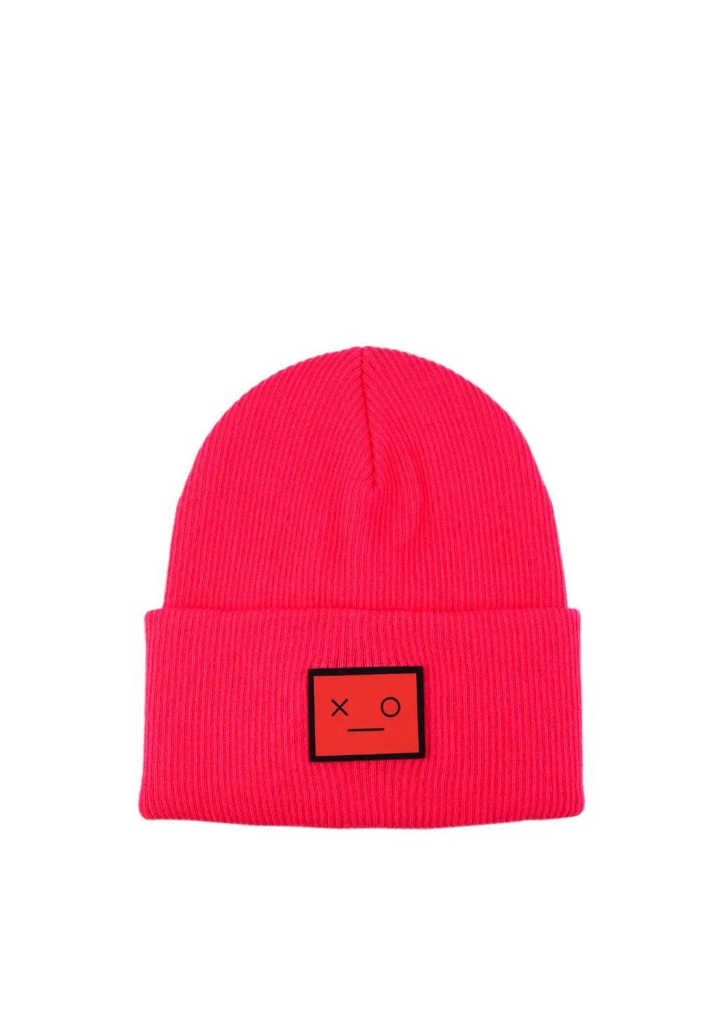 Шапка бини женская хлопок розовая SHANE LuckyLOOK 676-481 (322789415)