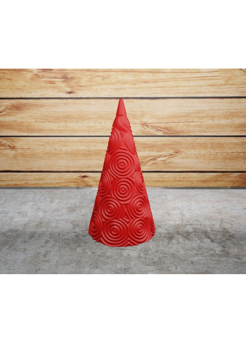 Фігурка. Ялинка «Конус» пикрашена візерунками кіл. ЗаСвіт (280940674)