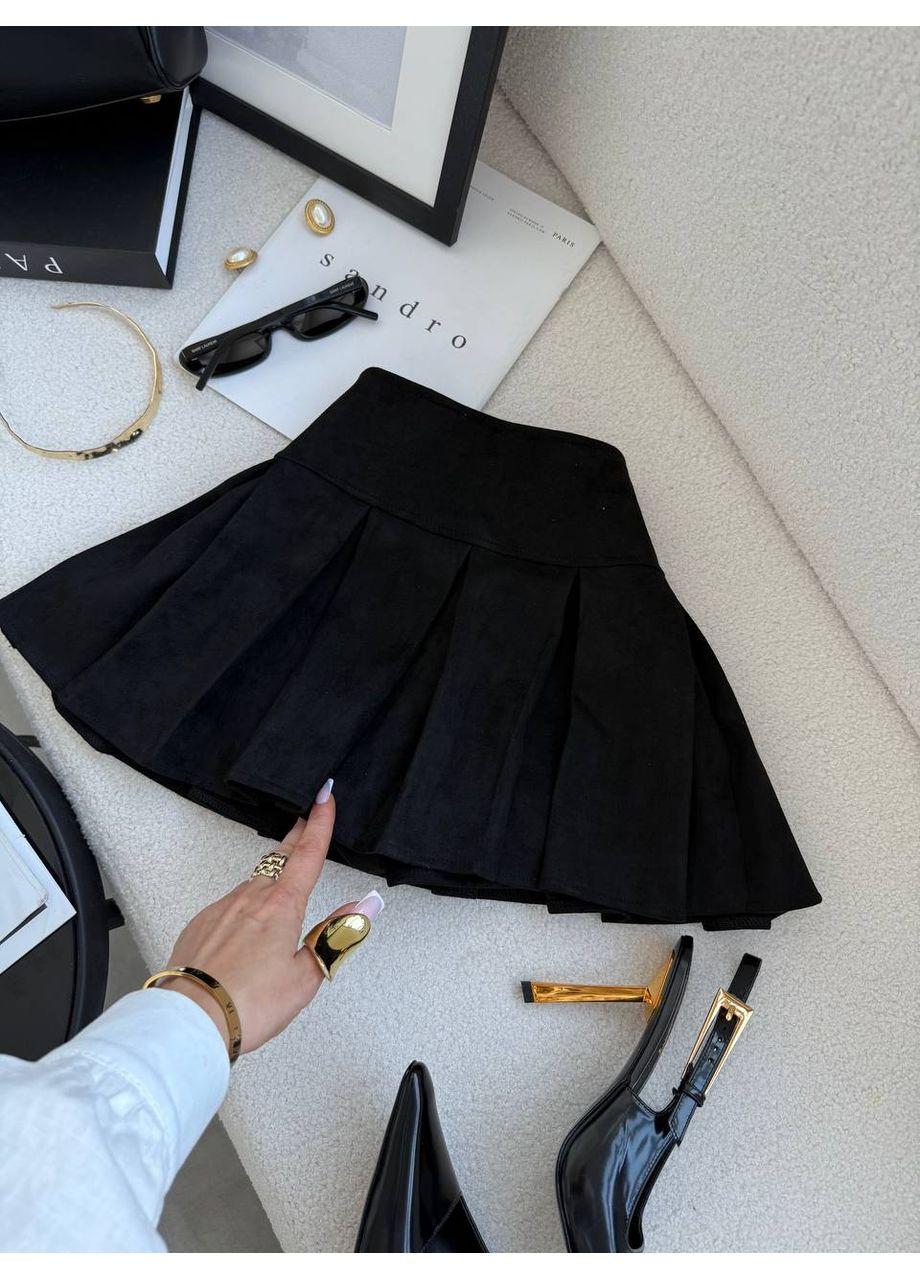 Женская мини-юбка-шорты из замша. Avanti (358501016)