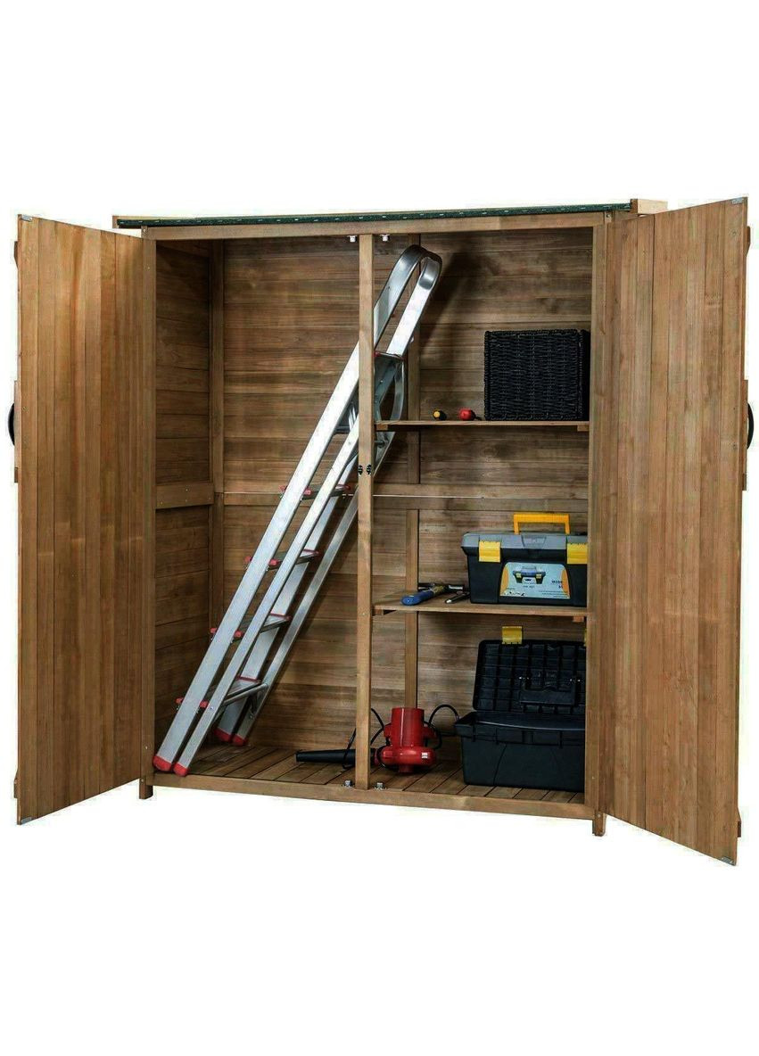 Шафа для садового інвентарю з дерева Проческо мускат (ОСН-000607) No Brand (328960072)