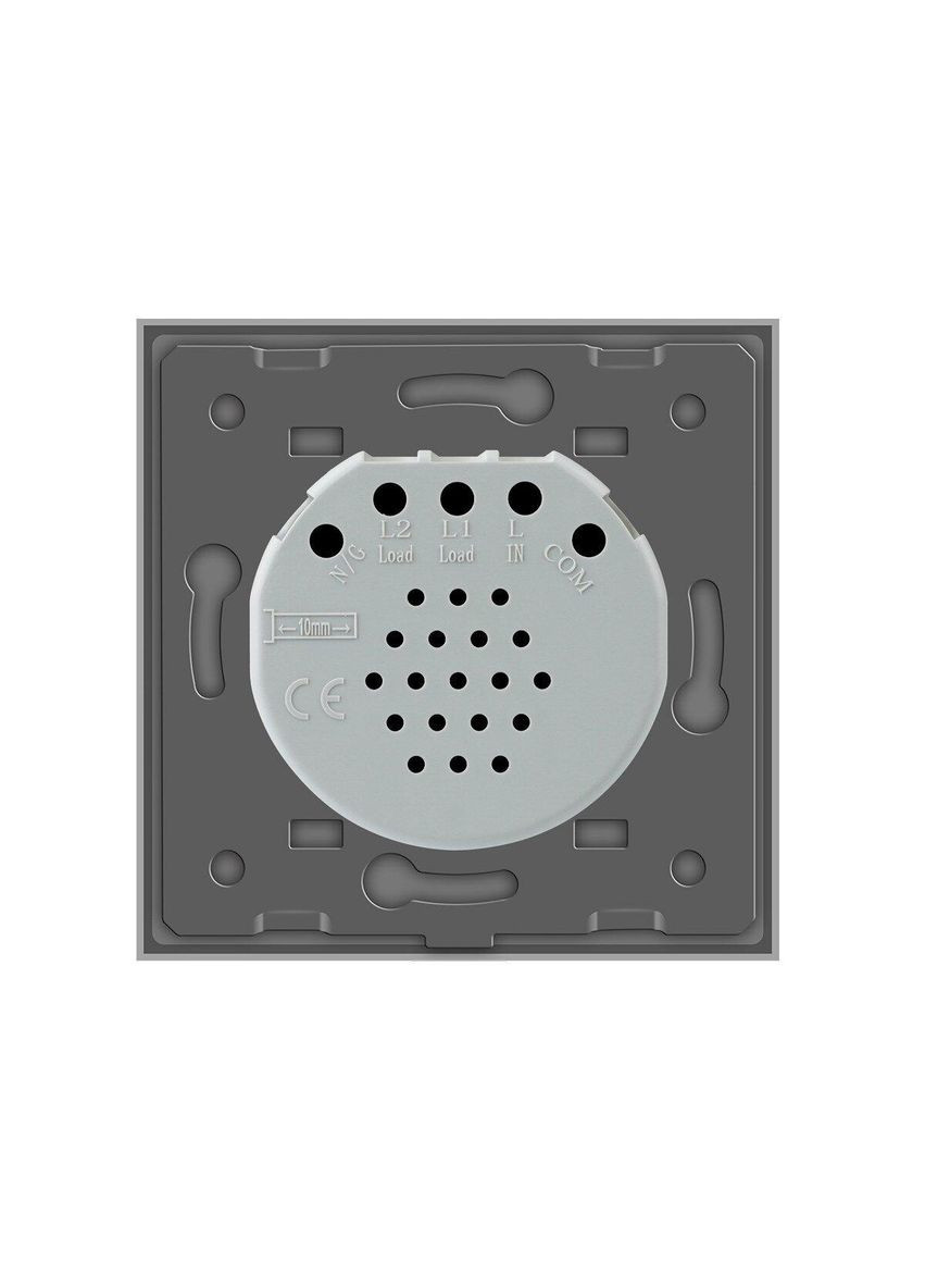 Сенсорный проходной/перекрестный выключатель 1 сенсор стекло (VL-C701S-15) Livolo (370971285)