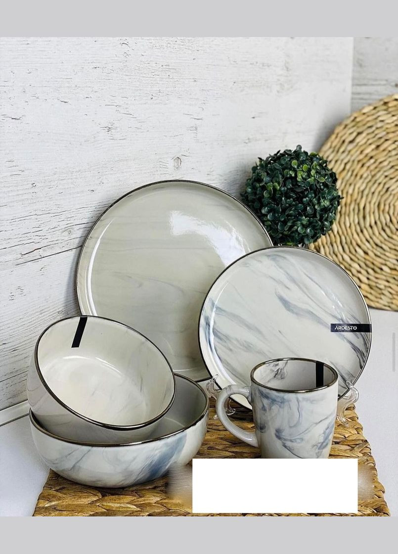 Сервиз столовый Marmo AR0020MRBS 20 предметов Ardesto (364771228)