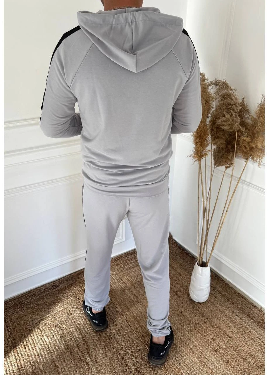Спортивний чоловічий костюм. Кофта на змійці та штани No Brand (389798415)