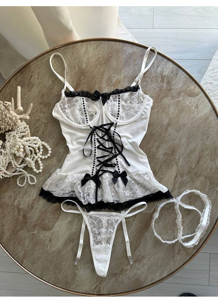 Белый страстный комплект для особых встреч No Brand 110/142