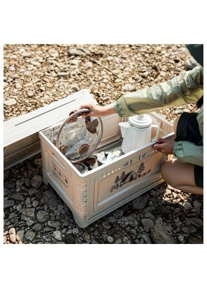 Відро складне (6975641886761) Naturehike ПВХ NH20SJ040 10л прозорий (369882816)