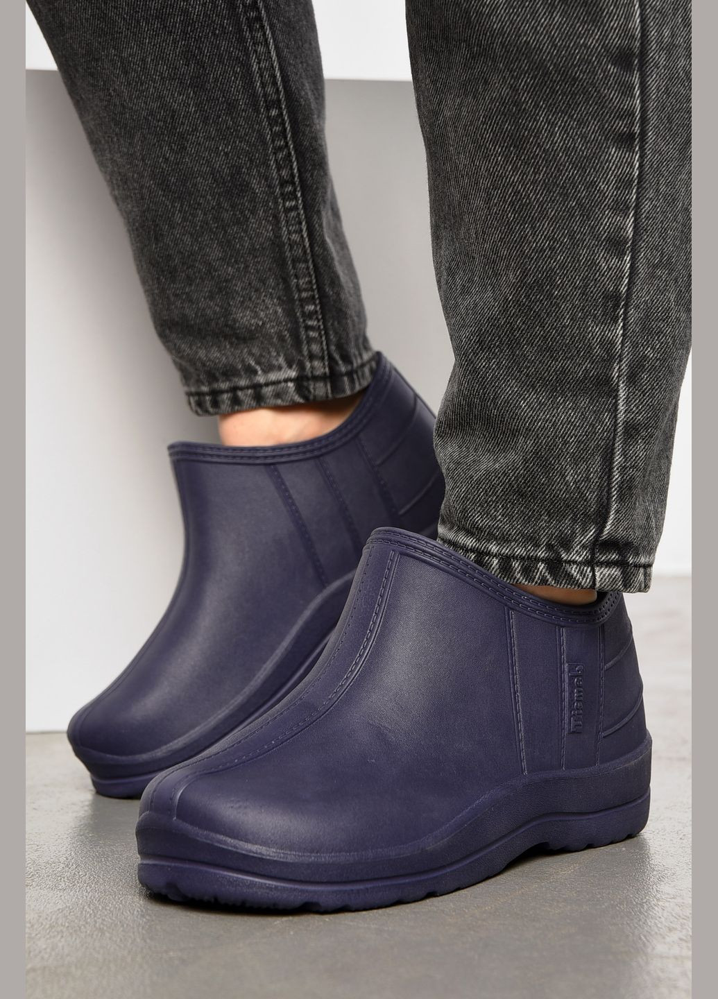 Галоши женские темно-синего цвета Let's Shop (317318861)