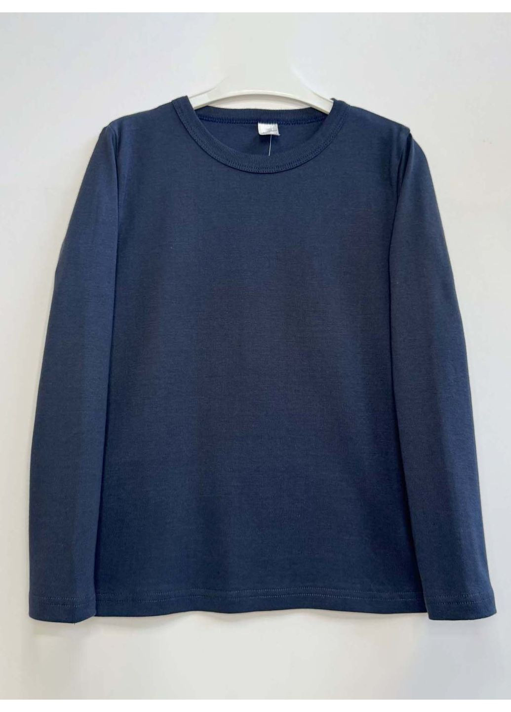 Синий демисезонный лонгслив Татошка
