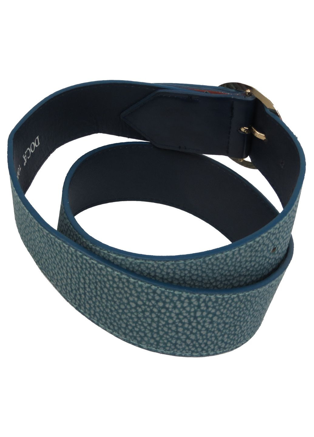 Жіночий ремінь синій Doca (361665263)